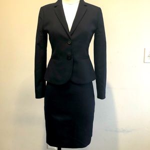 Navy wool blazer